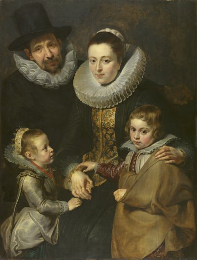 De familie van Jan Brueghel de Oude, ca. 1612-13 door Peter Paul Rubens